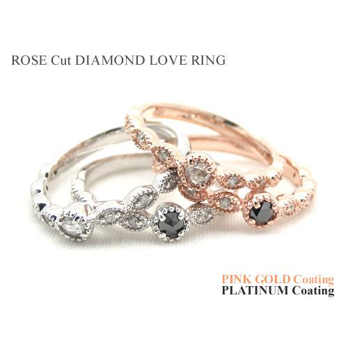 ダイヤモンド ローズカット リング ダイヤモンド ローズカット リング