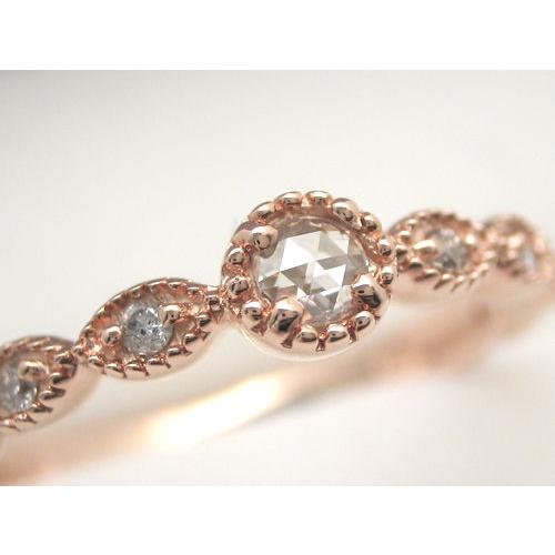 ダイヤモンド ローズカット リング ダイヤモンド ローズカット リング