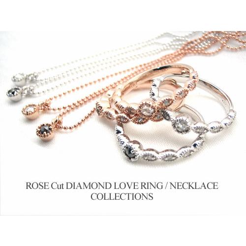 ダイヤモンド ローズカット リング ダイヤモンド ローズカット リング