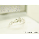 ダイヤモンド ツイスト フラワー リング ダイヤモンド ツイスト フラワー リング