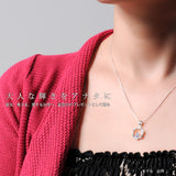 レディース ツイスト ねじりリング 一粒 ネックレス プラチナ仕上げ レディース 誕生日 ギフト プレゼント レディース ツイスト ねじりリング 一粒 ネックレス プラチナ仕上げ レディース 誕生日 ギフト プレゼント