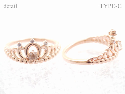 ダイヤモンド ハート ティアラ リング ダイヤモンド ハート ティアラ リング