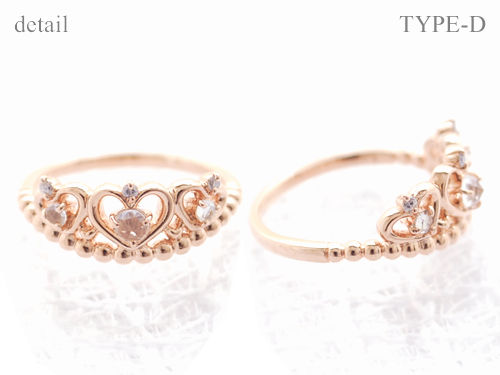 ダイヤモンド ハート ティアラ リング ダイヤモンド ハート ティアラ リング