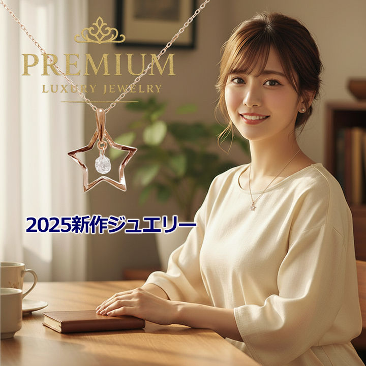 近日リリース💎スター・ネックレス🌟日本製プレミアムジュエリーのご紹介