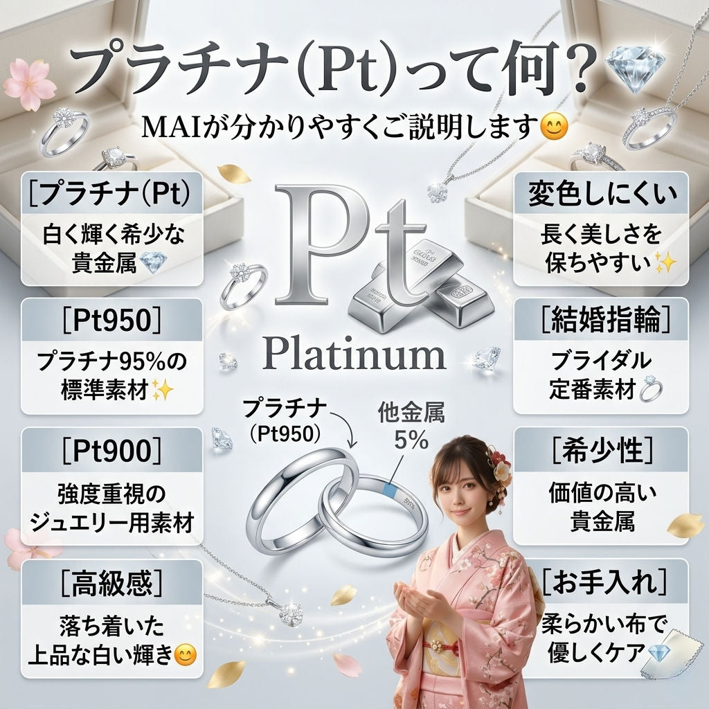 💎プラチナ（Pt）って何？｜MAIが分かりやすくご説明します😊