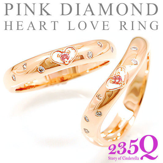 diamond heart ring