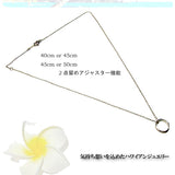 新商品 ハワイアンジュエリー ネックレス ステンレス リングペンダント ピンクゴールド シルバー 金属アレルギー チェーン付き サージカルステンレス