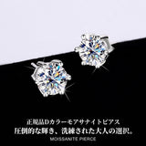 New Release Commemorative Price! Until 7/10 New Product Earrings for Women Latest Model Moissanite Solitaire Highest Grade D Color 0.5 Carat 1 Carat 2 Carat Large Stone Platinum Finish For Women Gift Present