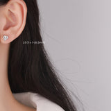 New Arrival Earrings for Women, Latest Model, Moissanite Heart-Shaped Solitaire, Top-Grade D Color, VVS1 Clarity, Excellent Cut, 0.5 Carat, 1 Carat, 2 Carat Large Stone, Platinum Finish, Women's Gift
