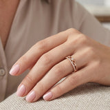 Limited Edition Treasure Chest Tiara Ring - Nickel-Free, EU/US Standard, Pink Gold, Platinum Finish