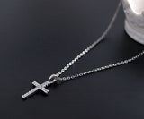 Limited Edition Treasure Chest: Gorgeous and Elegant! Popular Cross Necklace, Gold Platinum Finish