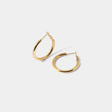 [ゴールド] ベーシックフープピアス
