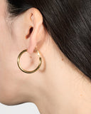 [ゴールド] ベーシックフープピアス