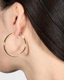 [ゴールド] ベーシックフープピアス