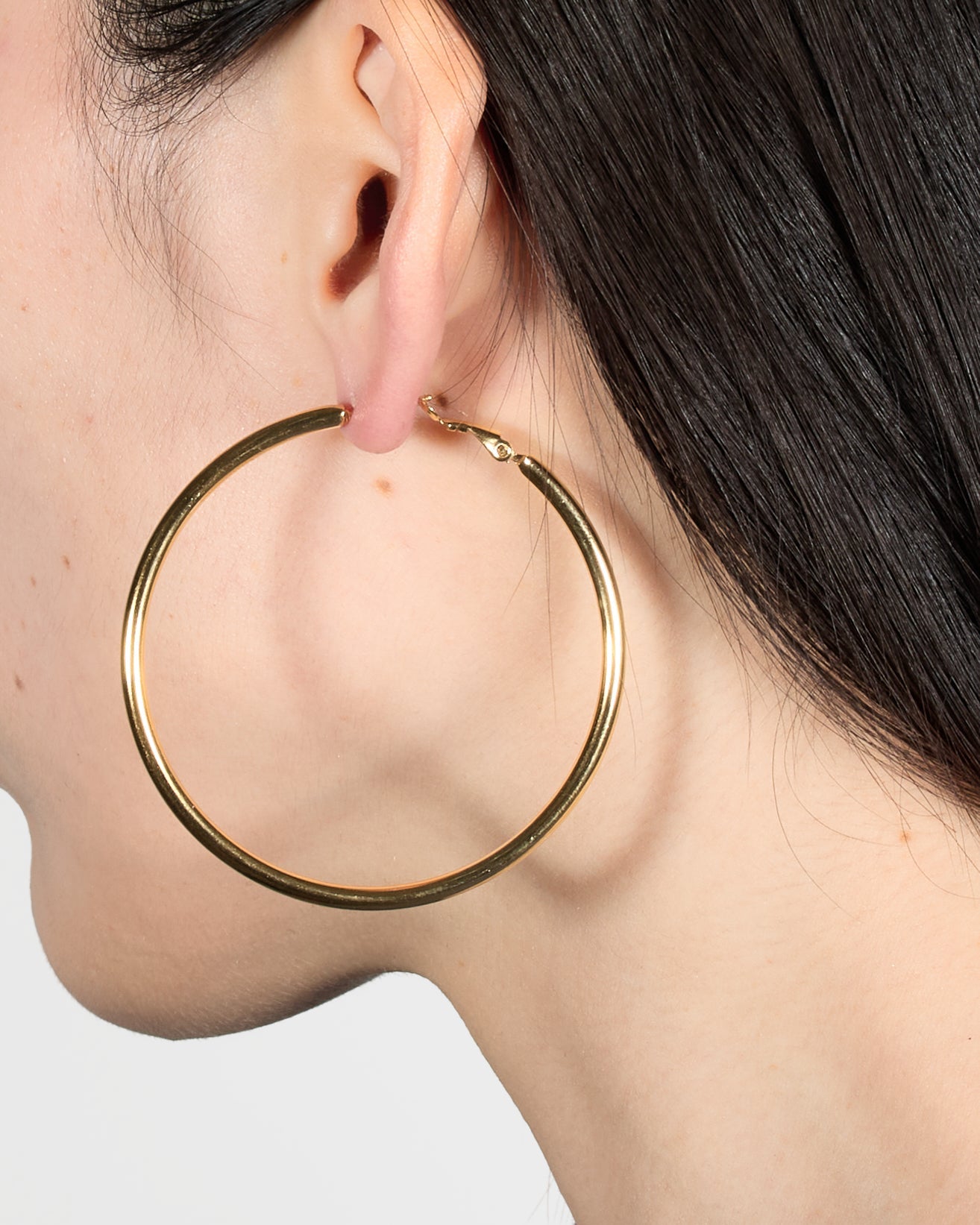 [ゴールド] ベーシックフープピアス