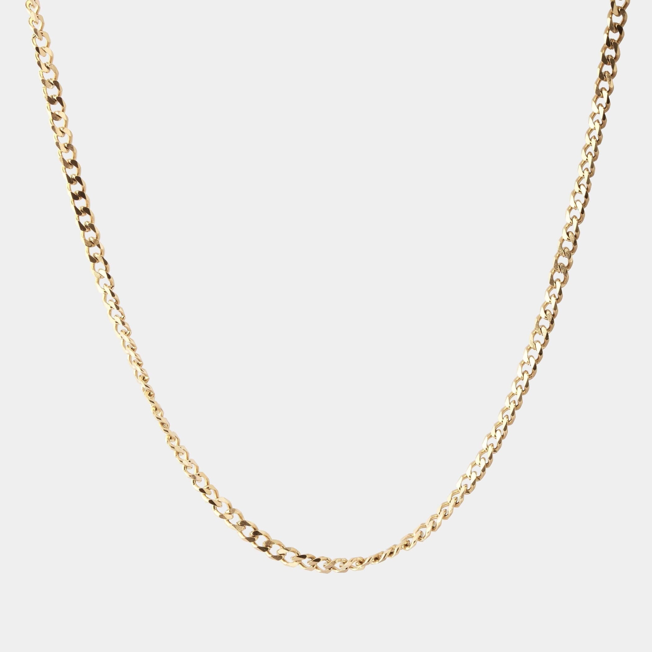 カーブチェーンネックレス