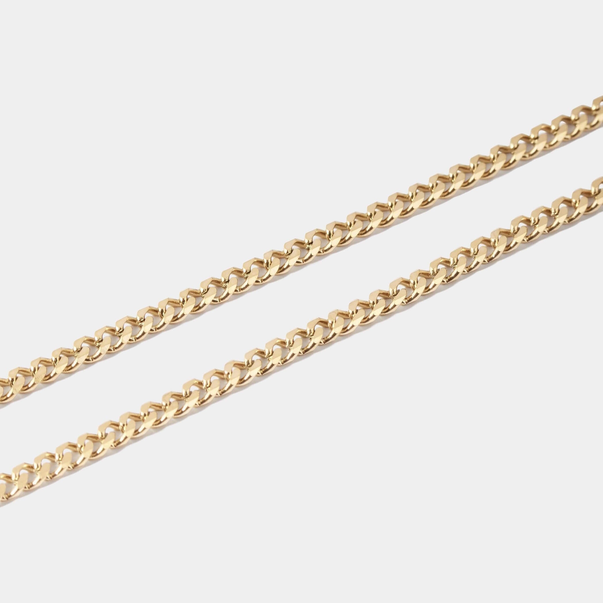 カーブチェーンネックレス