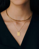 カーブチェーンネックレス