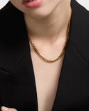 カーブチェーンネックレス