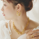 Braided Hoop Earrings