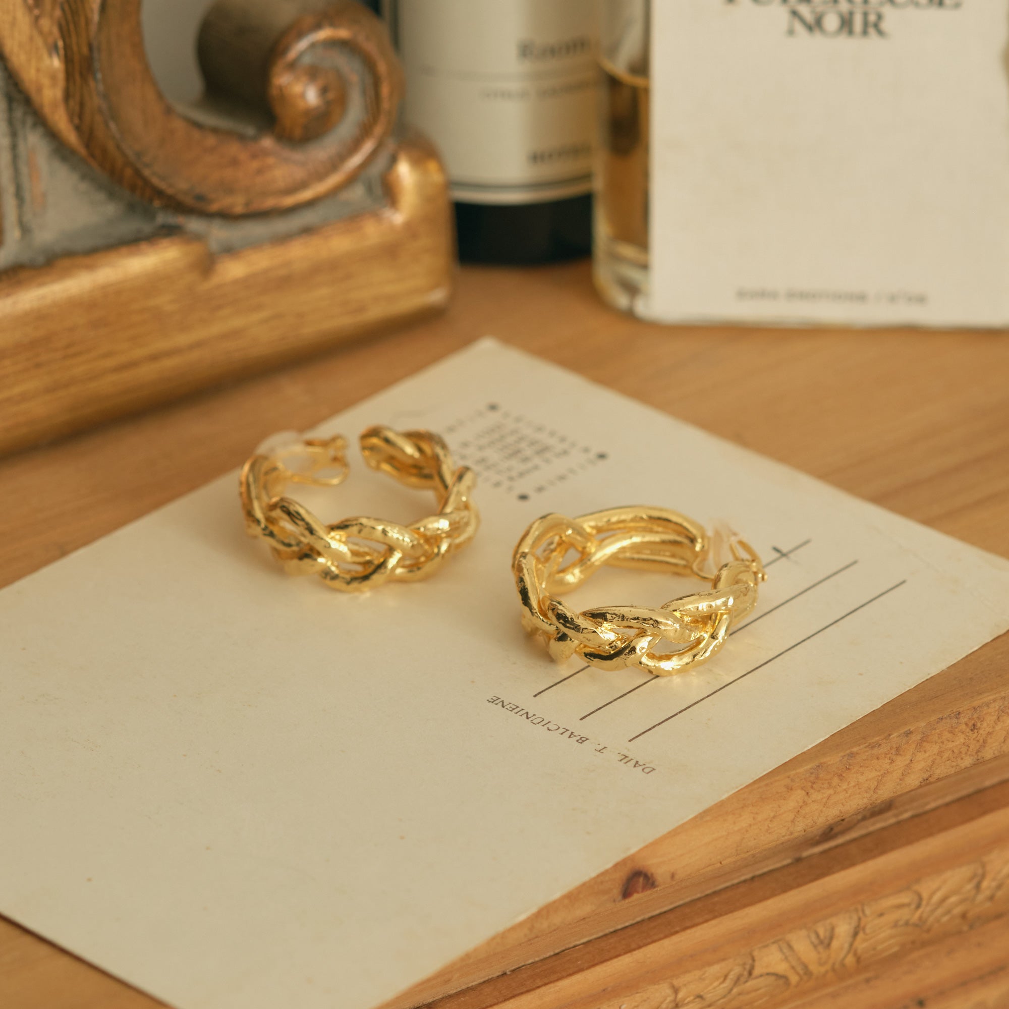 Braided Hoop Earrings