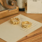 Braided Hoop Earrings