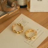 Braided Hoop Earrings