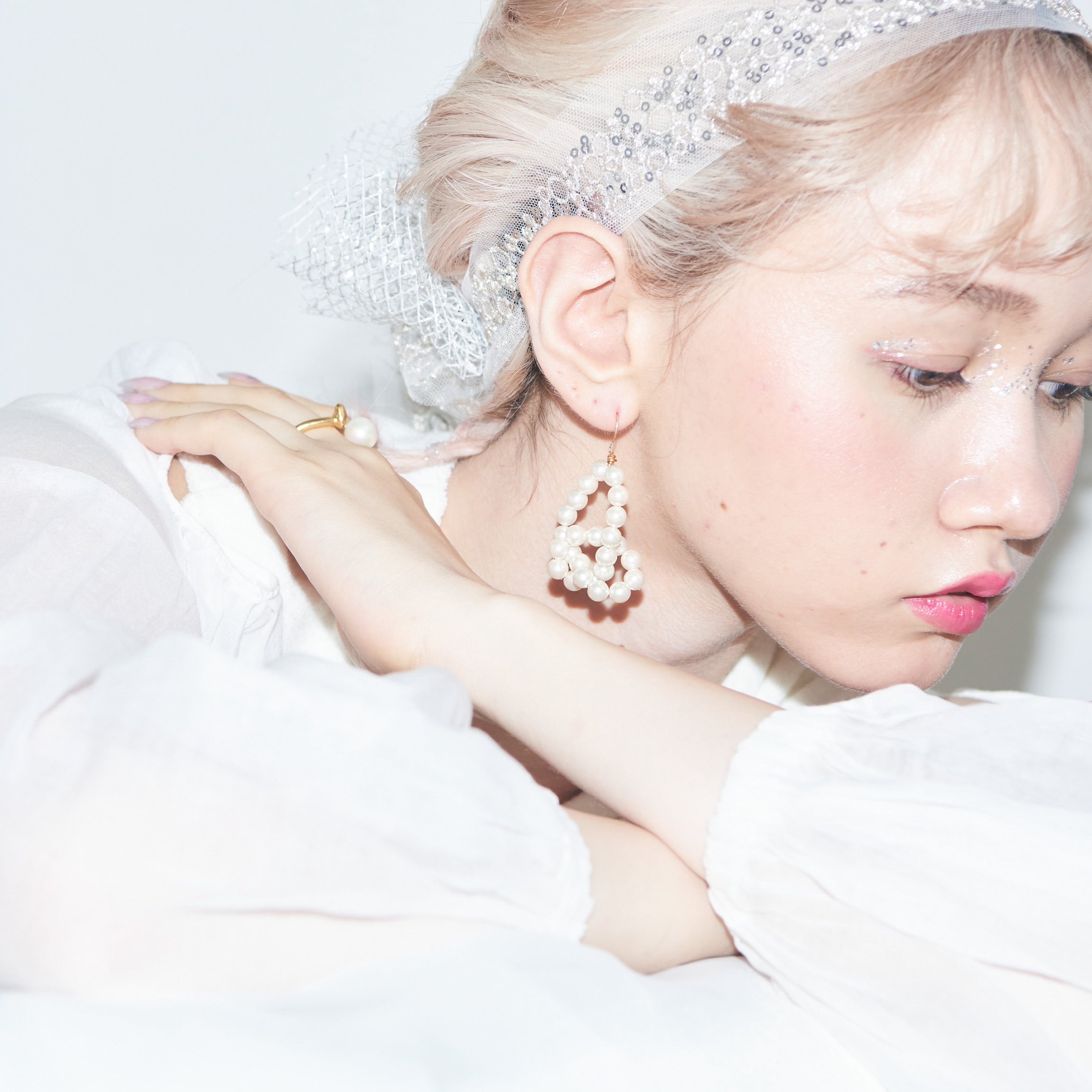 Whip Pearl Pierce/Earrings