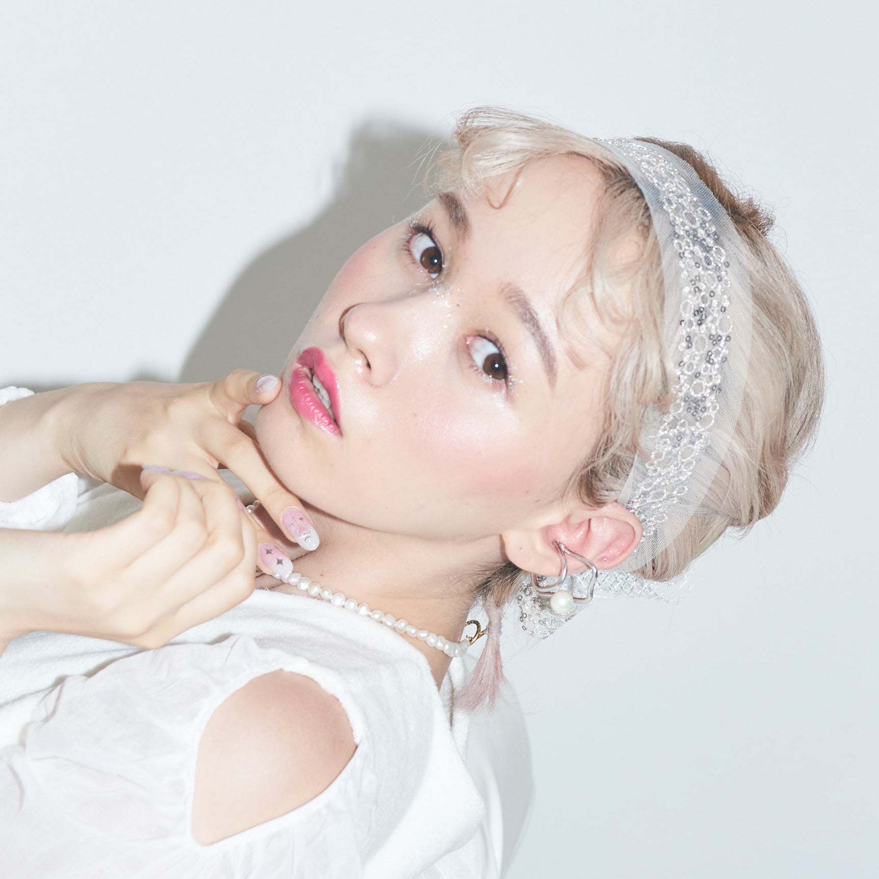 Petal Pearl Ear Cuff