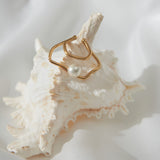 Petal Pearl Ear Cuff