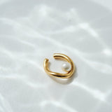 Wave Pearl Ear Cuff