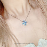 新商品 エターナル・クローバー・ヘイロー ネックレス｜6色展開 カジュアル レディース 上品 人気 女性 ギフト プレゼント