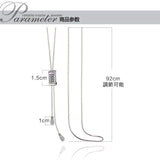 新商品 ロングネックレス レディース ラリエット 調節可能 キラキラ 縦ライン チェーン シルバー ゴールド レディース ギフト プレゼント