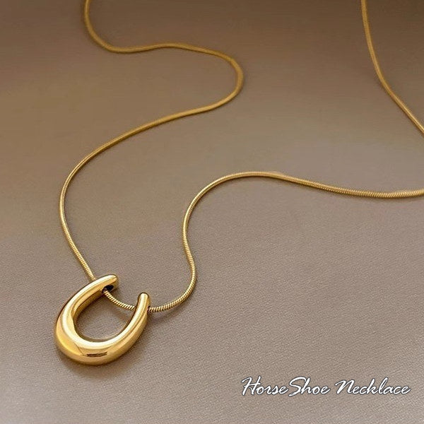 Necklace for ladies, large 1.25 carat, single piece folklore necklace, platinum finish, ladies' gift, present