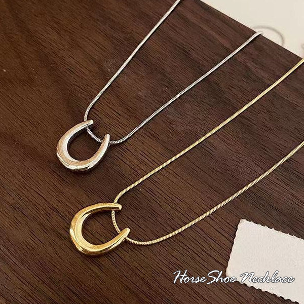 Necklace for ladies, large 1.25 carat, single piece folklore necklace, platinum finish, ladies' gift, present