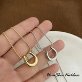 Necklace for ladies, large 1.25 carat, single piece folklore necklace, platinum finish, ladies' gift, present