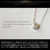 Necklace for ladies, large 1.25 carat, single piece folklore necklace, platinum finish, ladies' gift, present