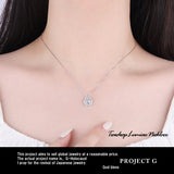 新商品 ネックレス レディース ティアドロップ・ルミエール しずく CZダイヤ 選べるモアサナイト 計1.18ct エレガント プラチナ仕上げ レディース 女性 人気 ギフト プレゼント