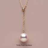 新商品 トリニティ・パールネックレス 8mm｜3way スライドチェーン仕様 一粒 Y字 長さ調整可 カジュアル ゴールド シルバー レディース 上品 人気 卒業式 女性 ギフト プレゼント