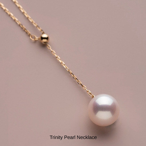 新商品 トリニティ・パールネックレス 8mm｜3way スライドチェーン仕様 一粒 Y字 長さ調整可 カジュアル ゴールド シルバー レディース 上品 人気 卒業式 女性 ギフト プレゼント