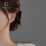 新商品 ピアス レディース 桜ピアス サクラ さくら レディース シルバー925 ピンクゴールド ジルコニア 誕生日 ギフト プレゼント