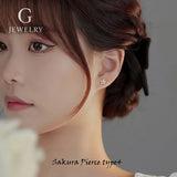 新商品 ピアス レディース 桜ピアス サクラ さくら レディース シルバー925 ピンクゴールド ジルコニア 誕生日 ギフト プレゼント