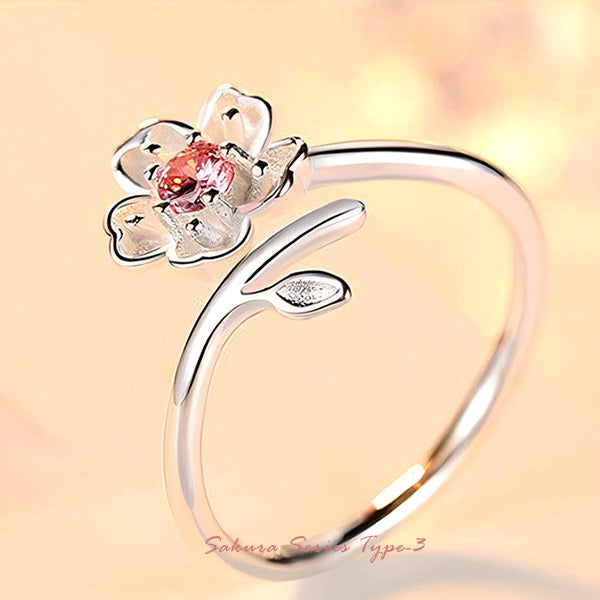 新商品 ネックレス レディース さくらシリーズ タイプ3 リング 指輪 桜