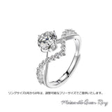 新商品 指輪 レディース 最新モデル モアサナイト 最高峰 リング 1カラット 大粒 指輪 プラチナ仕上げ レディース ギフト プレゼント
