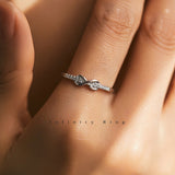 新商品 指輪 レディース 永遠の愛 インフィニティ 無限 ハーフエタニティ ピンクゴールド プラチナ ゴールド仕上げ 18KGP 人気 誕生日 ギフト プレゼント