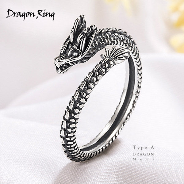 Ring Size Free Ring Dragon Dragon Phoenix 17 Pieces Pairing Women's Men's Ring Gift Present