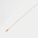 [ゴールド] ナローペーパーチェーンブレスレット