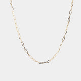 [ゴールド] ナローペーパーチェーンネックレス