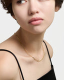 [ゴールド] ナローペーパーチェーンネックレス