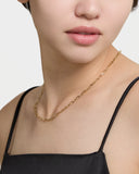 [ゴールド] ナローペーパーチェーンネックレス